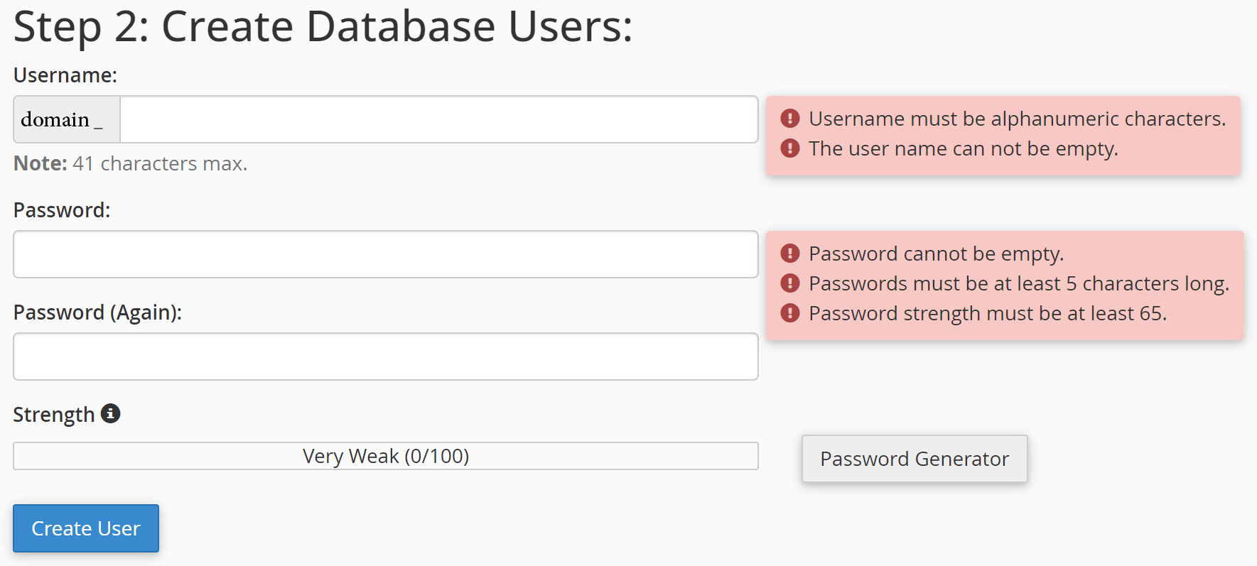 user دیتابیس اپن کارت