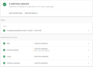 تست ریچ اسنیپت گوگل