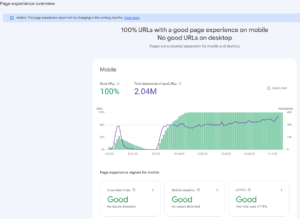 page experience در موبایل